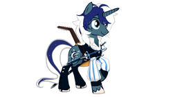 Size: 1024x576 | Tagged: safe, artist:anightlypony, oc, oc only, species:pony, species:unicorn, clothing, freckles, lute, male, nightly, solo