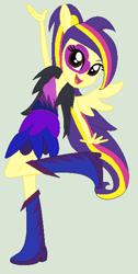 Size: 312x619 | Tagged: safe, artist:littlecloudie, oc, oc only, oc:color clouds, equestria girls:rainbow rocks, g4, my little pony: equestria girls, my little pony:equestria girls, solo