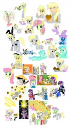 Size: 1246x2270 | Tagged: safe, artist:shutterflye, character:derpy hooves, character:dinky hooves, character:fluttershy, character:lyra heartstrings, character:octavia melody, character:pinkamena diane pie, character:pinkie pie, character:rainbow dash, character:trixie, character:twilight sparkle, species:goat, giraffe, glasses, hair curlers, humanized, imagedump, juice, kung fu, lyre, mexican, morning, picnic, piñata, plane, samurai, sketch dump, wizard