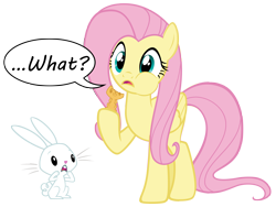 Size: 3400x2550 | Tagged: safe, artist:adamlhumphreys, character:angel bunny, character:fluttershy, cookie, high res, simple background, transparent background, vector