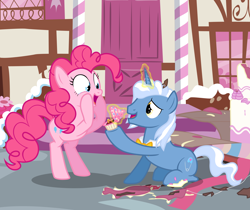 Size: 2500x2100 | Tagged: safe, artist:anarchemitis, character:pinkie pie, character:pokey pierce, ship:pokeypie, female, male, marriage proposal, shipping, straight