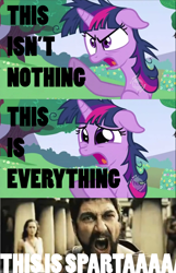 Size: 1366x2115 | Tagged: safe, artist:chibi95, character:twilight sparkle, 300, bit crazy, this is sparta