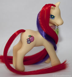 Size: 697x740 | Tagged: safe, artist:silvermoonbreeze, character:apple spice, g2, g3, custom, g3 to g2, generation leap, toy