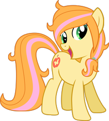 Size: 4364x4863 | Tagged: safe, artist:deathnyan, oc, oc only, oc:sweet peach, species:earth pony, species:pony, absurd resolution, solo