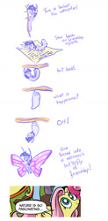 Size: 700x1427 | Tagged: safe, artist:nukilik, character:twilight sparkle, character:twilight sparkle (alicorn), species:alicorn, butterfly, caterpillar, comic, exploitable meme, meme, metamorphosis, nature is so fascinating, obligatory pony, solo, species swap, transformation