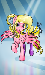 Size: 768x1280 | Tagged: safe, artist:whitenoiseghost, oc, oc only, oc:bay breeze, crystallized, solo