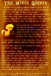 Size: 800x1200 | Tagged: safe, artist:minus, derpibooru original, oc, oc only, oc:morning star, species:pony, species:unicorn, cyoa, imminent grimdark, minus quest, pointy ponies, rules, text