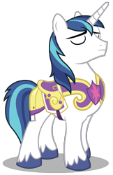 Size: 4545x7000 | Tagged: safe, artist:birthofthepheonix, character:shining armor, absurd resolution, armor, male, sexy armor, simple background, solo, transparent background, vector