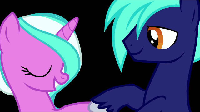 Size: 640x360 | Tagged: safe, artist:minty root, artist:pikapetey, oc, oc only, oc:hoof beatz, oc:mane event, animated, bronycon, bronycon 2015, bronycon mascots, female, good morning baltimare, heart, hoofevent, male, shipping, straight, video, youtube link