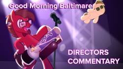 Size: 1580x888 | Tagged: safe, artist:minty root, artist:pikapetey, oc, oc only, oc:josh dean, bronycon, cannon, good morning baltimare, plushie