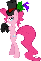 Size: 6000x8883 | Tagged: safe, artist:quasdar, character:pinkie pie, absurd resolution, clothing, female, gloves, hat, solo, top hat