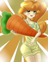 Size: 2550x3300 | Tagged: safe, artist:quila111, character:carrot top, character:golden harvest, species:human, carrot, female, food, high res, humanized