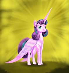 Size: 2240x2368 | Tagged: safe, artist:kwendynew, character:princess flurry heart, spoiler:s06, female, older, solo