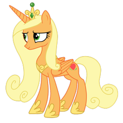 Size: 894x894 | Tagged: safe, artist:andreamelody, character:applejack, character:princess cadance, species:alicorn, species:pony, alicornified, applecorn, race swap, recolor