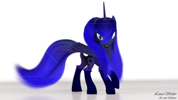 Size: 1920x1080 | Tagged: safe, artist:thelunagames, character:princess luna, 3d, clothing, female, looking at you, socks, solo