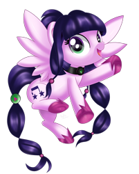 Size: 2614x3254 | Tagged: safe, artist:ilynalta, oc, oc only, oc:twist shine, species:pegasus, species:pony, cute, female, flying, looking at you, mare, ocbetes, open mouth, simple background, smiling, solo, transparent background