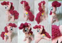 Size: 4000x2764 | Tagged: safe, artist:rens-twin, character:pinkie pie, species:pony, irl, photo, plushie, solo