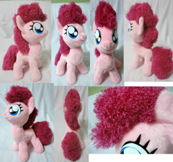 Size: 3500x3269 | Tagged: safe, artist:rens-twin, character:pinkie pie, species:pony, female, filly, irl, photo, plushie, solo