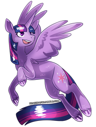 Size: 2731x3600 | Tagged: safe, artist:draikinator, character:twilight sparkle, character:twilight sparkle (alicorn), species:alicorn, species:pony, female, flying, mare, simple background, solo, transparent background