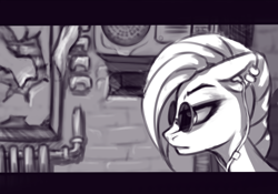 Size: 2000x1400 | Tagged: safe, artist:limchph2, character:rainbow dash, species:pegasus, species:pony, alternate hairstyle, ear piercing, earbuds, earring, female, glasses, jewelry, mare, monochrome, piercing, solo, sunglasses