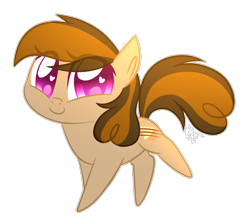 Size: 913x817 | Tagged: safe, artist:siggie740, oc, oc only, oc:cupcake slash, species:earth pony, species:pony, cute, female, heart eyes, mare, ocbetes, simple background, smiling, solo, transparent background, wingding eyes