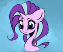 Size: 1062x885 | Tagged: safe, artist:limchph2, character:starlight glimmer, species:pony, species:unicorn, bust, female, portrait, solo