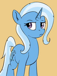 Size: 1280x1700 | Tagged: safe, artist:replacer808, character:trixie, species:pony, species:unicorn, female, flat colors, mare, simple background, solo