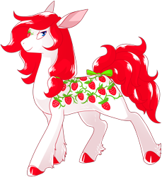 Size: 2800x3063 | Tagged: safe, artist:draikinator, species:pony, g1, female, simple background, solo, sugarberry, transparent background