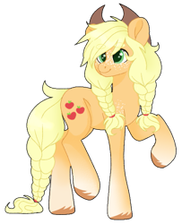 Size: 577x709 | Tagged: safe, artist:fioweress, character:applejack, species:earth pony, species:pony, clothing, cowboy hat, cute, female, hat, jackabetes, simple background, smiling, solo, stetson, transparent background