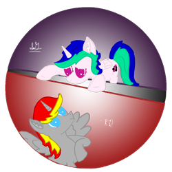 Size: 768x768 | Tagged: safe, artist:rubydeluxe, oc, oc only, oc:holly dance, oc:rd, species:alicorn, species:pony, alicorn oc, digital art, horn, icon, looking down, looking up, simple background, transparent background, wings