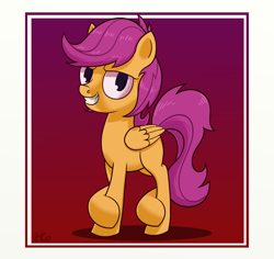 Size: 900x850 | Tagged: safe, artist:hc0, character:scootaloo, species:pegasus, species:pony, female, older, solo