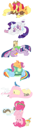 Size: 1250x4726 | Tagged: dead source, safe, artist:kumkrum, character:angel bunny, character:apple bloom, character:applejack, character:fluttershy, character:gummy, character:opalescence, character:owlowiscious, character:peewee, character:pinkie pie, character:pound cake, character:pumpkin cake, character:rainbow dash, character:rarity, character:scootaloo, character:spike, character:sweetie belle, character:tank, character:twilight sparkle, character:twilight sparkle (unicorn), character:winona, species:bird, species:dog, species:dragon, species:earth pony, species:owl, species:pegasus, species:phoenix, species:pony, species:rabbit, species:unicorn, adorabloom, alligator, angelbetes, awwlowiscious, blue jay, cake twins, cat, colt, cuddle puddle, cuddling, cute, cutealoo, cutie mark crusaders, dashabetes, diapinkes, diasweetes, eyes closed, fangs, female, ferret, filly, floating, floppy ears, gummybetes, hug, jackabetes, magic, male, mama twilight, mane seven, mane six, mare, mother and son, mouse, on back, on side, opalbetes, owlabetes, peewee, peeweebetes, phoenix chick, pinkie being pinkie, pinkie physics, poundabetes, prone, pumpkinbetes, raribetes, scootalove, shyabetes, simple background, sisters, sleeping, smiling, snuggling, spikabetes, spikelove, tankabetes, telekinesis, tortoise, transparent background, twiabetes, underhoof, upside down, wall of tags, winonabetes