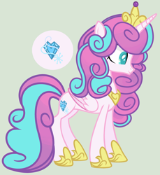Size: 2896x3160 | Tagged: safe, artist:starfalldawn, character:princess flurry heart, species:pony, female, high res, older, older flurry heart, simple background, solo
