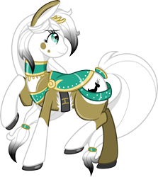 Size: 3594x4037 | Tagged: safe, artist:catnipfairy, oc, oc only, oc:artemis, species:earth pony, species:pony, female, looking back, mare, simple background, socks (coat marking), solo, tail wrap, transparent background, vector