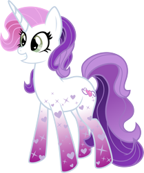 Size: 3816x4567 | Tagged: safe, artist:catnipfairy, character:sweetie belle (g3), species:pony, species:unicorn, g3, female, mare, simple background, smiling, solo, transparent background, vector, wingding eyes