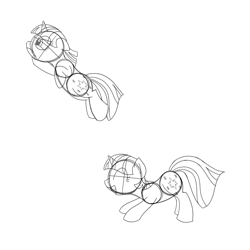 Size: 3600x3600 | Tagged: safe, artist:tsitra, character:twilight sparkle, female, jumping, sketch, solo, stretching