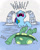 Size: 600x757 | Tagged: safe, artist:yewdee, character:rainbow dash, character:tank, species:pegasus, species:pony, episode:tanks for the memories, g4, my little pony: friendship is magic, crying, female, hibernation, mare, nose in the air, ocular gushers, rainbowdrama, sleeping, tortoise, uvula, volumetric mouth, zzz