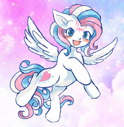 Size: 940x960 | Tagged: safe, artist:tsukuda, character:star catcher, species:pegasus, species:pony, g3, female, g3 to g4, generation leap, mare, solo