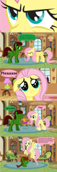 Size: 1536x4582 | Tagged: safe, artist:swiftgaiathebrony, character:fluttershy, species:pony, age regression, comic, fluttershy's cottage, foal, shipping