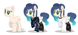 Size: 1280x574 | Tagged: safe, artist:jxst-roch, oc, oc:merry, species:earth pony, species:pony, bald, clothing, female, mare, simple background, socks, solo, sweater, transparent background