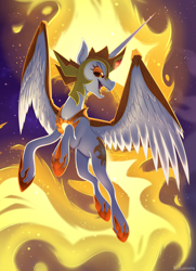 Size: 1661x2300 | Tagged: safe, artist:askometa, character:daybreaker, character:princess celestia, species:alicorn, species:pony, female, mare, solo