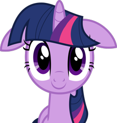 Size: 1500x1572 | Tagged: safe, artist:jp, derpibooru original, character:twilight sparkle, character:twilight sparkle (unicorn), species:pony, species:unicorn, episode:it's about time, g4, my little pony: friendship is magic, .svg available, cute, female, floppy ears, looking at you, mare, simple background, solo, svg, transparent background, twiabetes, vector