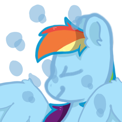 Size: 1080x1080 | Tagged: safe, artist:bbluna, character:rainbow dash, species:pony
