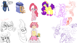Size: 1920x1080 | Tagged: safe, artist:embroidered equations, artist:galinn-arts, artist:huffylime, artist:littlepony115, artist:m3g4p0n1, character:bon bon, character:dj pon-3, character:doctor whooves, character:gabby, character:pinkie pie, character:rarity, character:spike, character:sweetie drops, character:tempest shadow, character:time turner, character:vinyl scratch, character:yona, oc, oc:embroidered equations, oc:flutterby, oc:solar eclipse, oc:summer sunshine, species:griffon, species:human, species:pony, species:yak, anime, clothing, drawpile, drawpile disasters, female, flower, male, mare, mlpds, socks, stallion, stockings, thigh highs