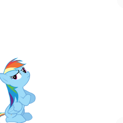 Size: 250x250 | Tagged: safe, artist:sasha-flyer, character:rainbow dash, species:pegasus, species:pony, derpibooru, animated, animated png, apng for breezies, female, forced juxtaposition, juxtaposition, juxtaposition win, mare, meme, meta, multi image animation, simple background, solo, transparent background, vector