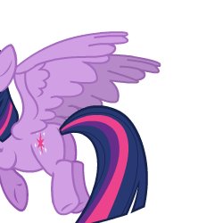 Size: 250x250 | Tagged: safe, artist:sasha-flyer, character:twilight sparkle, character:twilight sparkle (alicorn), species:alicorn, species:pony, derpibooru, episode:testing testing 1-2-3, g4, my little pony: friendship is magic, animated, animated png, apng for breezies, female, forced juxtaposition, juxtaposition, juxtaposition win, mare, meme, meta, multi image animation, simple background, solo, transparent background, vector