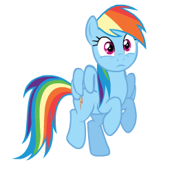 Size: 250x246 | Tagged: safe, artist:sasha-flyer, character:rainbow dash, episode:testing testing 1-2-3, g4, my little pony: friendship is magic, and then there's this asshole, animated, caption, female, gif, hypocrisy, image macro, meme, reaction image, text