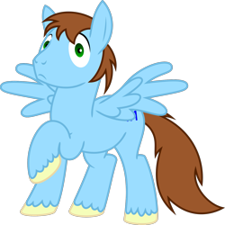 Size: 1603x1600 | Tagged: safe, artist:jp, derpibooru original, oc, oc only, species:pegasus, species:pony, 2020 community collab, derpibooru community collaboration, .svg available, looking at you, male, simple background, solo, spread wings, stallion, svg, transparent background, vector, wings