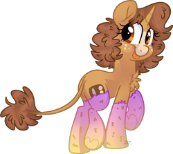 Size: 806x718 | Tagged: safe, artist:maximumbark, oc, species:pony, species:unicorn, brown eyes, clothing, cute, cutie mark, female, freckles, mare, simple background, smiling, smiling at you, socks, solo, tongue out, transparent background, underhoof