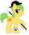 Size: 3011x3611 | Tagged: safe, artist:sketchymouse, character:uncle orange, species:earth pony, species:pony, alternate costumes, clothing, hat, male, raised hoof, simple background, solo, stallion, watch, white background
